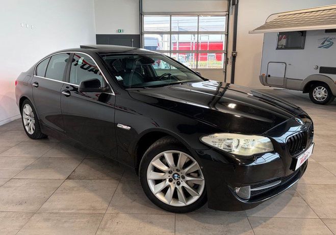 BMW Serie 5 530d 3.0 d 245cv-BVA-2012 Noir de 2012