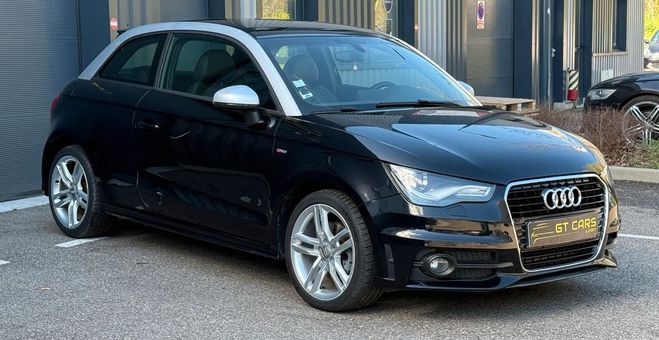 Audi A1 Sportback 1.4 TFSI 185ch S line tronic 7 Noir de 2012