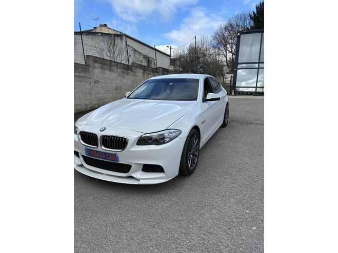 BMW Serie 5 518d Luxury - 150 - BVA BERLINE F10 LCI  BLANC de 2015