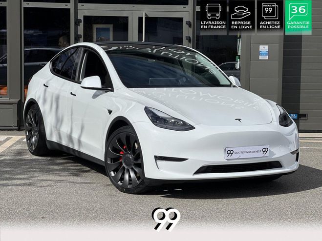Cliquer pour voir la photo suivante Tesla Model Y AWD Performance 534ch BLANC de 2022