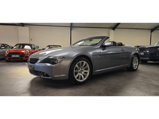 BMW Serie 6 645Ci CABRIOLET- BVA E64 / HISTORIQUE CO GRIS de 2004