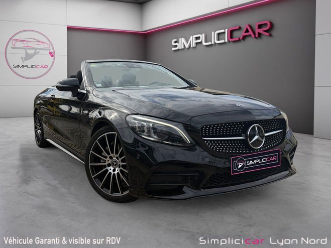 Mercedes Classe C CABRIOLET 220 d 9G-Tronic AMG Line burme Noir de 2019