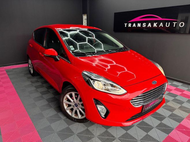 Cliquer pour voir la photo suivante Ford Fiesta 1.1 85 ch BVM5 Titanium / 1 ERE MAIN / R Rouge de 2019