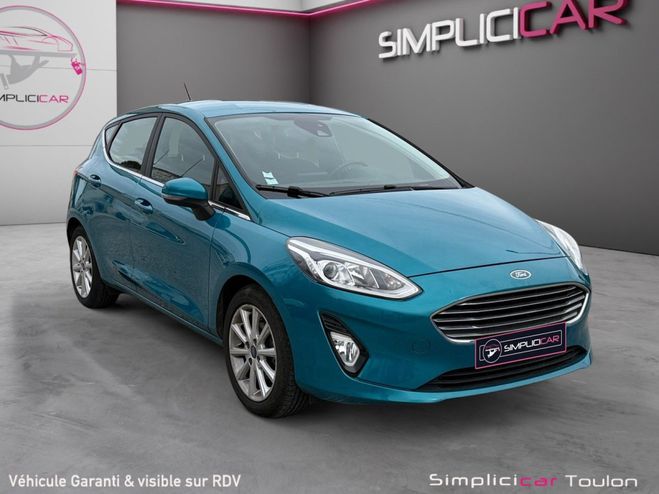 Ford Fiesta 1.0 EcoBoost 100 ch SS BVM6 Titanium - G Bleu de 2017