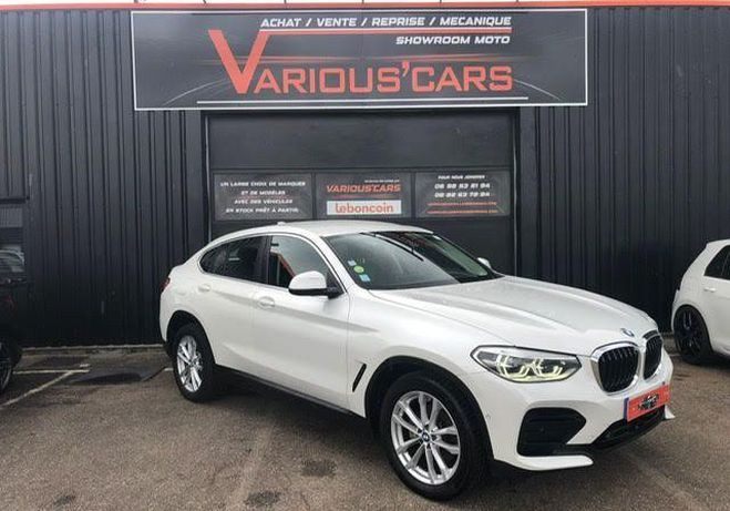 BMW X4 (G02) X-DRIVE 20 D 190 CH LOUNGE EURO6D- Blanc de 2019