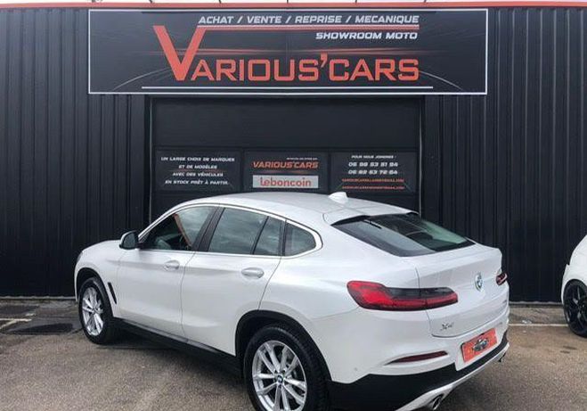 BMW X4 (G02) X-DRIVE 20 D 190 CH LOUNGE EURO6D- Blanc de 2019