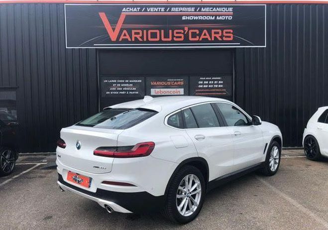 BMW X4 (G02) X-DRIVE 20 D 190 CH LOUNGE EURO6D- Blanc de 2019
