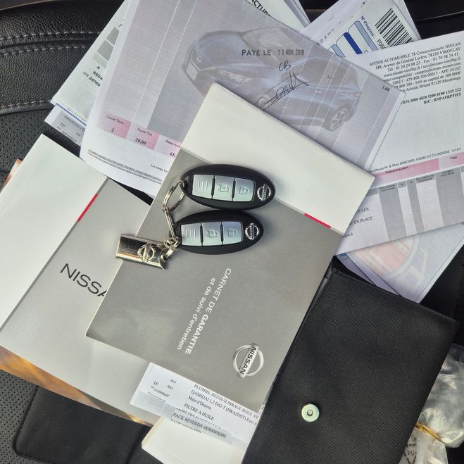 Nissan Qashqai II 1.2 DIG-T 115 TEKNA 80000KM BVA Gris fonc� de 2017