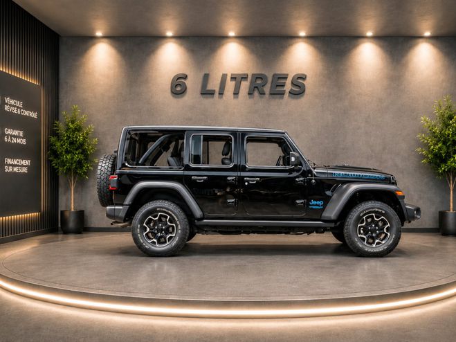 Jeep Wrangler IV (2) Unlimited 4XE 2.0 T 380 PHEV 4x4  Noir de 2021