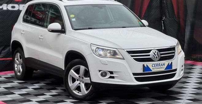 Volkswagen Tiguan 2.0 TSI 200CH CARAT 4MOTION TIPTRONIC Blanc de 2010