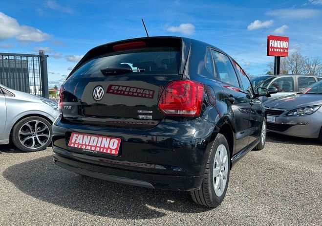 Volkswagen Polo 1.2 Tdi 75Ch Trendline Bluemotion Noir de 2012