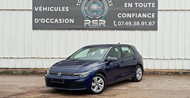 Cliquer pour voir la photo suivante Volkswagen Golf 2.0 TDI SCR 115 BVM6 Life Bleu de 2021