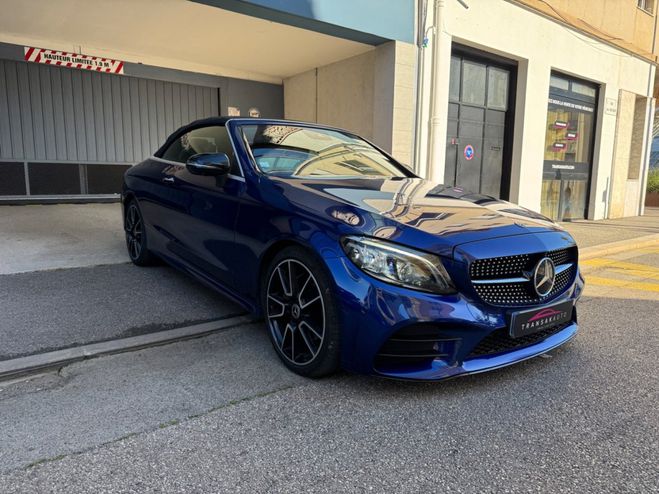 Mercedes Classe C CABRIOLET 220 d 9G-Tronic AMG Line Bleu de 2020