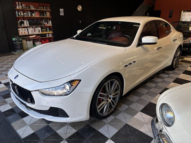 Maserati Ghibli 3,0 V6 Diesel 275ch Blanc de 2015