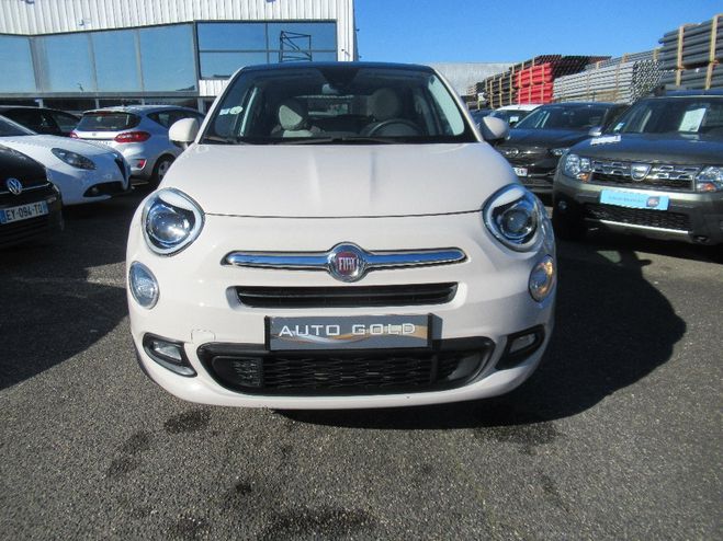 Fiat 500X 1.6 MultiJet 120 ch Lounge Blanc de 2016