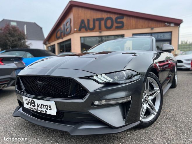 Cliquer pour voir la photo suivante Ford Mustang V8 5.0 GT CABRIOLET PHASE 2 GRIS MAGNETI Gris de 2018