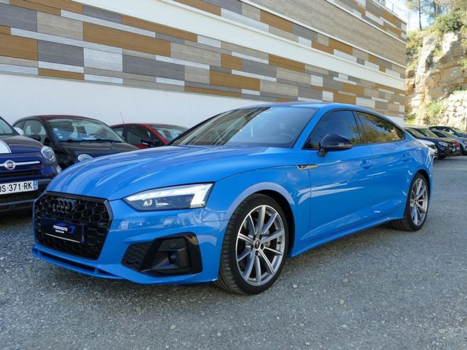 Audi A5 Sportback 40 TDI 205 Ch S-LINE S-TRONIC  Bleu de 2022