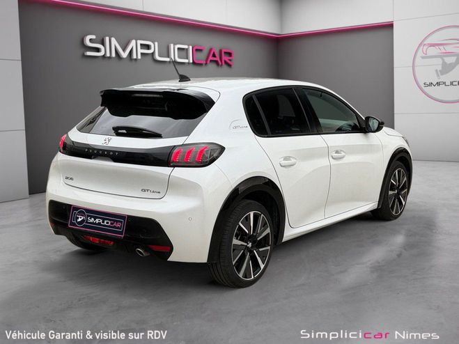 Peugeot 208 100 SS EAT8 GT Line - Courroie chang�e - Blanc de 2020
