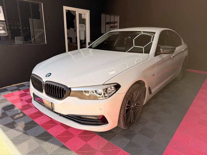 BMW Serie 5 G30 520d Efficient Dynamics 190 ch BVA8  Blanc de 2017
