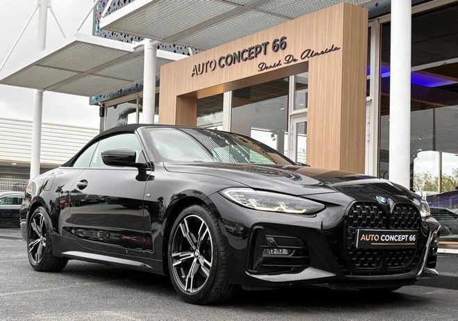 BMW Serie 4 Cabriolet 420i 2.0 184 ch BVA Pack M Noir de 2024