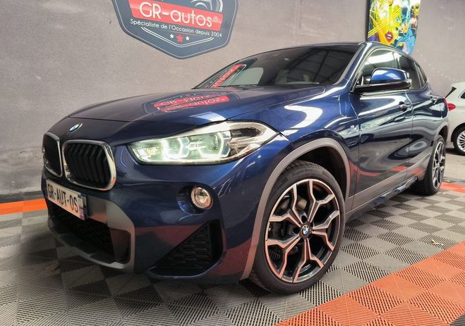 BMW X2 18d M Sport X 150cv S-Drive R�vis� et ga Bleu de 2018