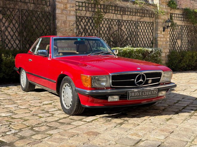 Mercedes 300 SL 60000 km d'origine ROUGE de 1987