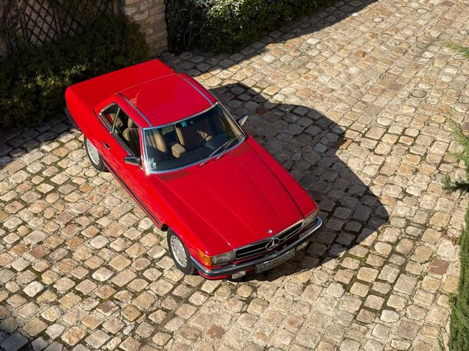 Mercedes 300 SL 60000 km d'origine ROUGE de 1987