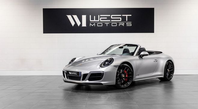 Porsche 911 Type 991 Phase 2 Carrera GTS Cabriolet 4 Argent de 2017