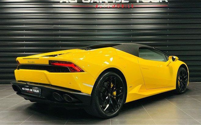 Lamborghini Huracan SPYDER 5.2 V10 610 Ch LP610-4 Jaune de 2016