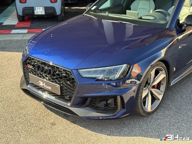 Audi RS4 B9 AVANT V6 2.9L TFSI 450cv QUATTRO / CA Bleu de 2019