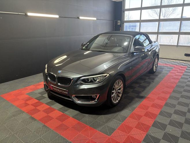 BMW Serie 2 218i Cabriolet F23 Luxury 135ch - garant GRIS FONCE de 2016