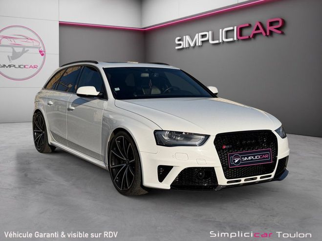 Audi RS4 AVANT V8 4.2 FSI 450 Quattro S-Tronic -  Blanc de 2013