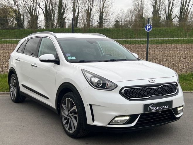 Kia Niro 1.6 GDI 105CH ISG + ELECTRIQUE 43.5CH PR BLANC de 2016