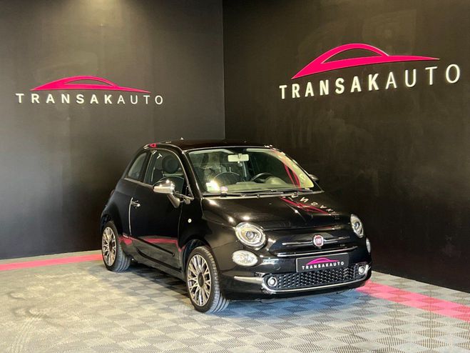 Fiat 500 MY17 1.2 69 ch Lounge / DISTRI OK Noir de 2017