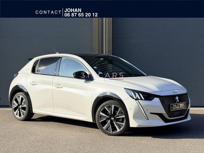 Peugeot 208 1.2i - 130cv - EAT8 GT Line - Garantie 6 BLANC de 2021