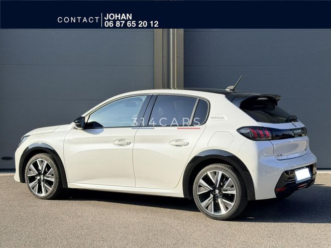 Peugeot 208 1.2i - 130cv - EAT8 GT Line - Garantie 6 BLANC de 2021