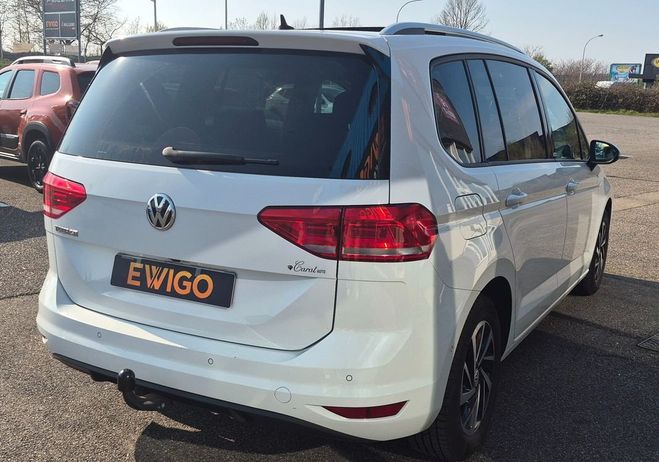 Volkswagen Touran 1.5 tsi 150ch evo connect dsg7 7 places- Blanc de 2019