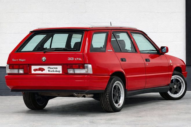 Alfa romeo 33 SW QV Sport Wagon QV 1.7 Rouge M�tallis� de 1989