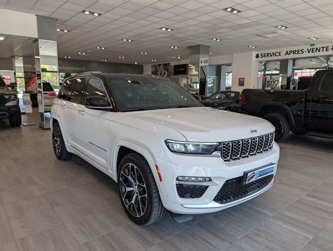 Jeep Grand Cherokee 4xe 2.0 Turbo T4 380 ch PHEV 4x4 BVA8 Su Blanc de 2023
