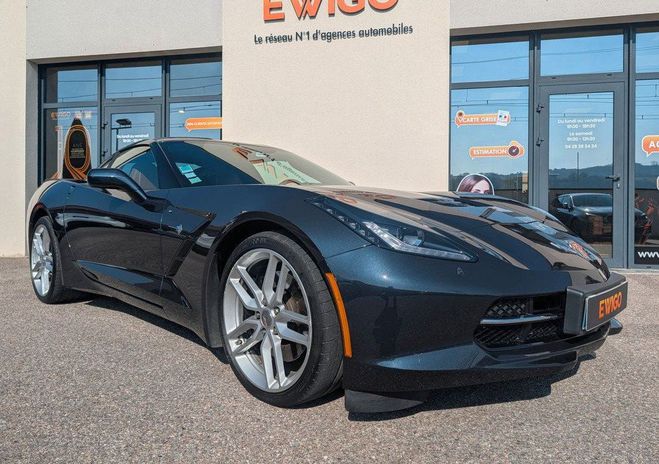 Chevrolet Corvette coupe stingray 6.2 465ch targa -bose-cg  Bleu de 2014