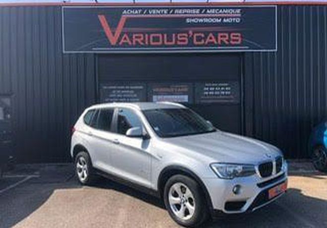 BMW X3 (F25) X-DRIVE 2.0D 190 CH BUSINESS Gris de 2014