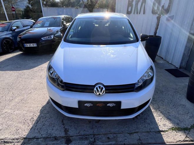 Volkswagen Golf 1.6 16V TDI CR FAP - 90 Trendline BLANC de 2009