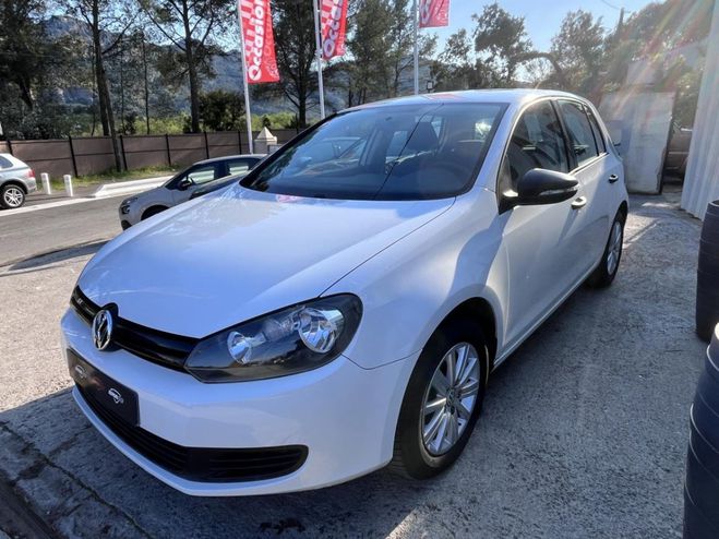 Volkswagen Golf 1.6 16V TDI CR FAP - 90 Trendline BLANC de 2009
