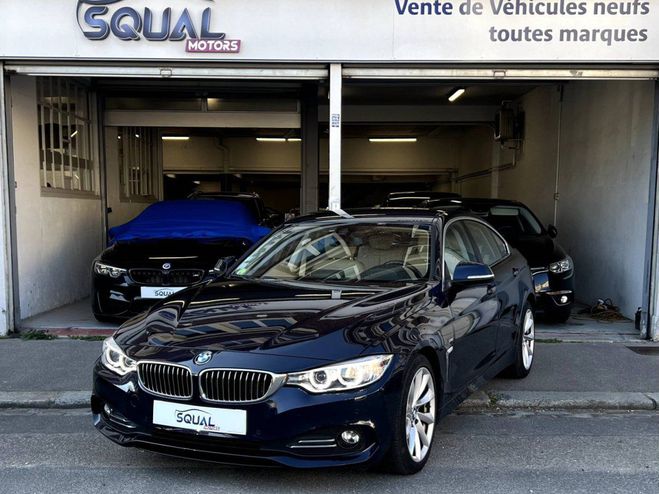 BMW Serie 4 Gran Coupe I (F36) 420dA 190ch Luxury BLEU de 2016