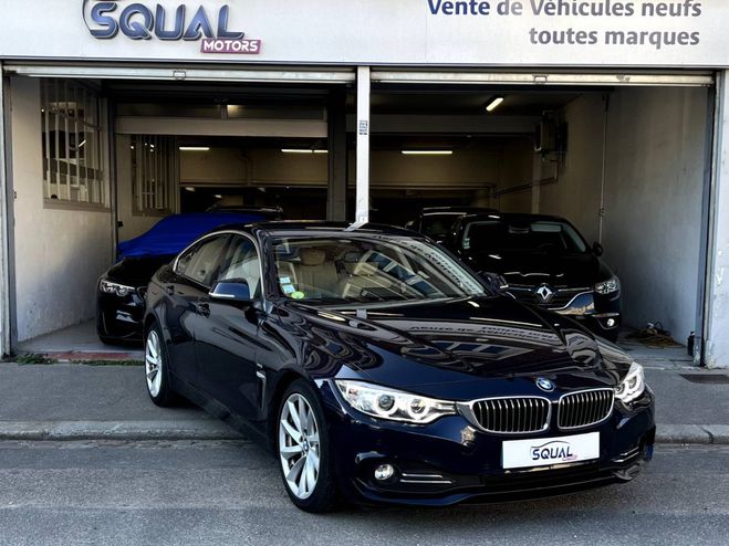 BMW Serie 4 Gran Coupe I (F36) 420dA 190ch Luxury BLEU de 2016
