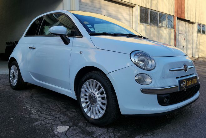 Fiat 500 1.3 jtd 16V 75 cv bleu ciel de 2008