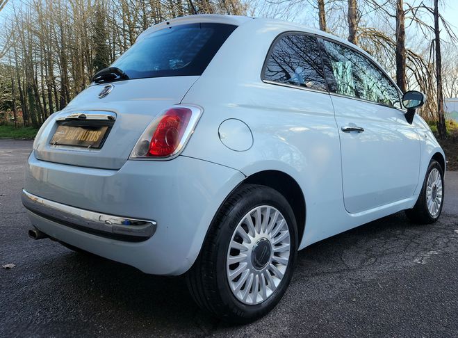 Fiat 500 1.3 jtd 16V 75 cv bleu ciel de 2008
