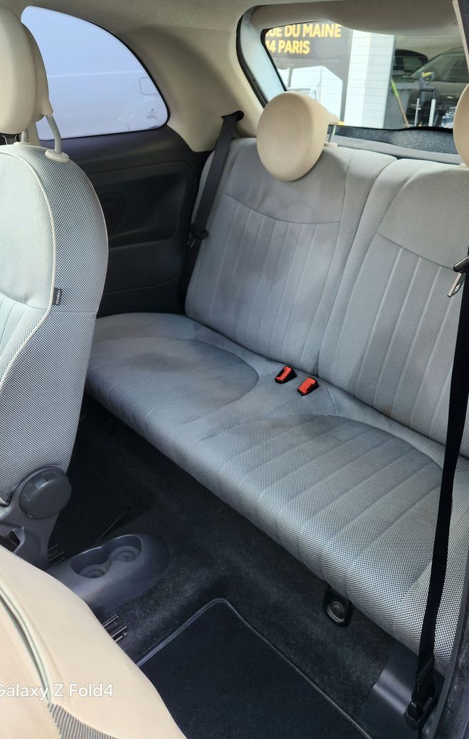 Fiat 500 1.3 jtd 16V 75 cv bleu ciel de 2008