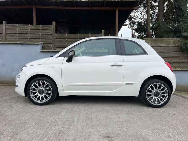 Fiat 500 1.2i Lounge ( Navig Appel CarPlay clim p Blanc M�tallis� de 