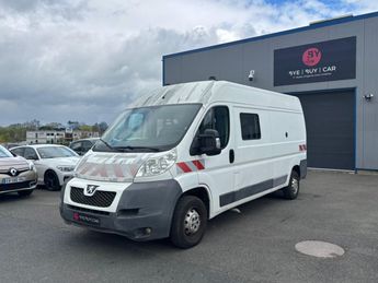  Voir d&eacute;tails -Peugeot Boxer 7 PLACES L3H2 2.2 HDi 120CH Cabine appro &agrave; Crottet (01)